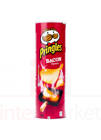 Bulvių traškučiai PRINGLES BACON FLAVOUR 165g